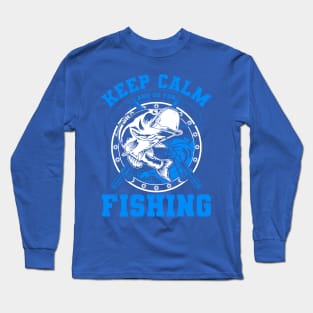 keep calm go fishing 1 Long Sleeve T-Shirt